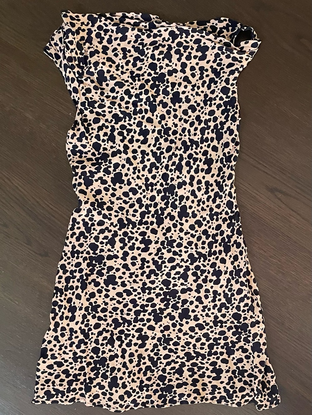 Reformation Kristine Leopard Print Mini Dress - Size 4 - Like New - Made in USA